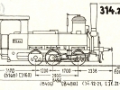 Schéma lokomotivy řady 314.2
